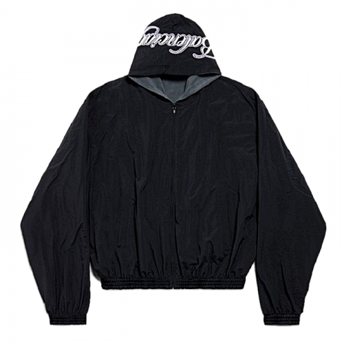 BALENCIAGA 커시브리버시블 후디드 자켓