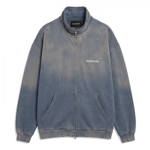 BALENCIAGA 더블 로고드 페이디드 자켓