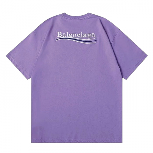 BALENCIAGA 웨이브 로고 반팔 티셔츠