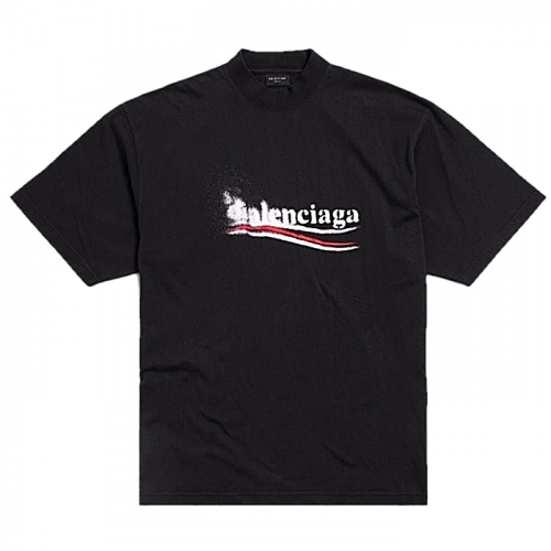 BALENCIAGA 폴리티컬 스텐실 티셔츠