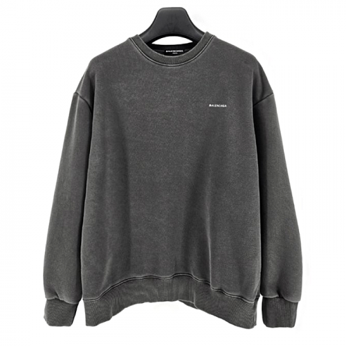 BALENCIAGA 피그먼트 워싱 맨투맨