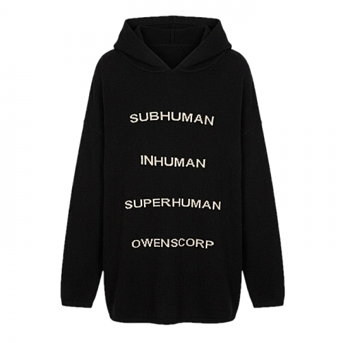 릭오웬스 Rick Owens 토미로고 니티드 후디