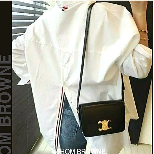 THOMBROWNE 백 삼선 포인트 셔츠