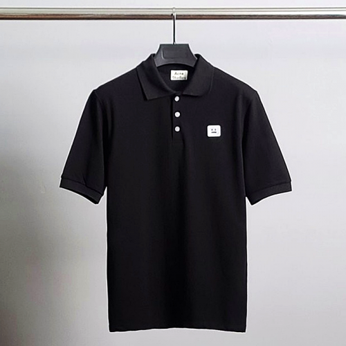 Acne Studios 화이트와펜 PK 반팔 카라티셔츠