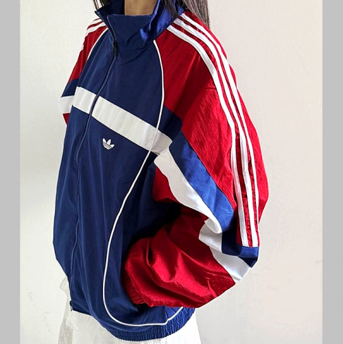 아디다스 ADIDAS 로고 배색 바람막이