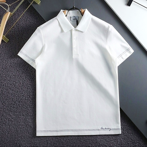 BURBERRY 자수 알파벳로고 코튼 카라티
