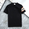 BURBERRY 암포인트 펀칭 쿨링 니트 카라티셔츠