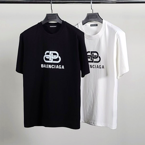 BALENCIAGA BB프린팅 코튼 티셔츠