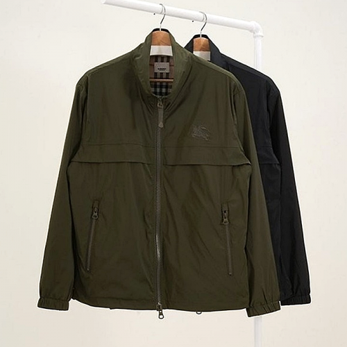 BURBERRY 체크 라이닝 집업 자켓