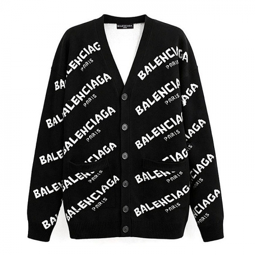 BALENCIAGA 로고 울 커플 가디건