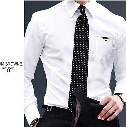 THOM BROWNE 포켓 삼선 셔츠
