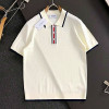 THOMBROWNE 삼선 배색 넥카라 니트