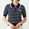 THOM BROWNE 헥터카라 집업 ST 반팔 니트