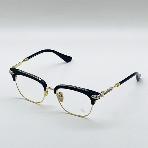Chrome hearts VERTICAL SMILE II 안경 블랙 - 골드