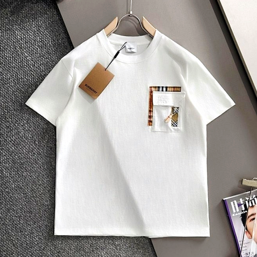 BURBERRY 시더포켓 노바체크 티셔츠