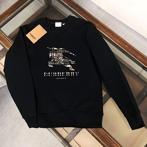 BURBERRY 시그니쳐 패턴 기사로고 맨투맨