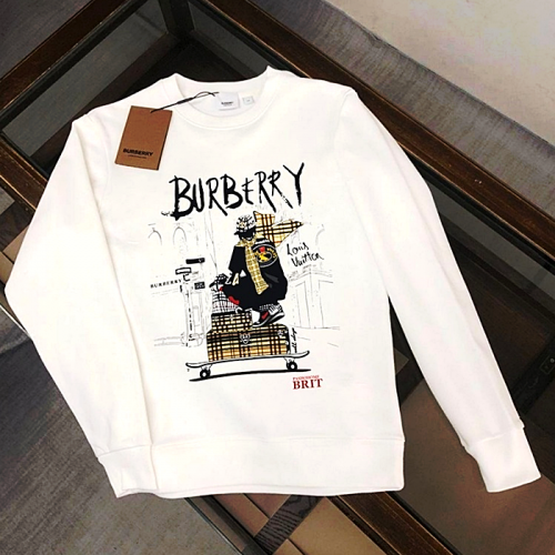 BURBERRY 스케치 캐릭터 맨투맨