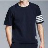 THOMBROWNE 시그니쳐 사선완장 스웻 티셔츠