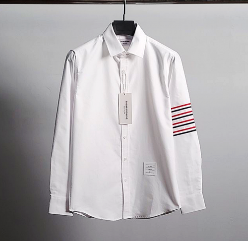 THOM BROWNE 삼선4바 옥스포드 셔츠
