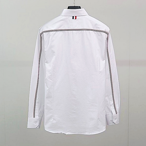 THOM BROWNE 스퀘어 빽삼선 옥스포드 셔츠
