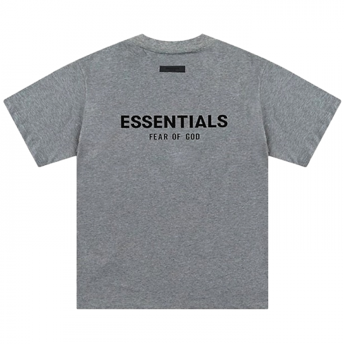 FEAR OF GOD ESSENTIALS 플록 클래식 티셔츠