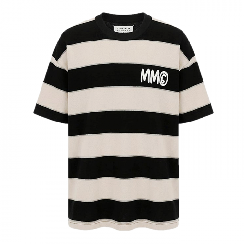 메종 Maison Margiela 넘버드보더 티셔츠
