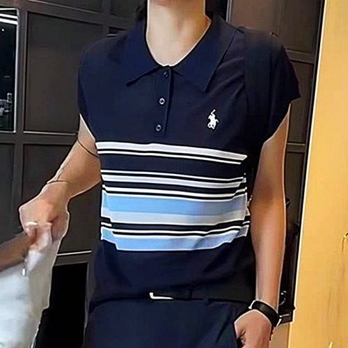랄프로렌 polo ralphlauren 카라 스트라이프 배색니트
