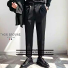 THOM BROWNE 11 테이퍼드핏 팬츠