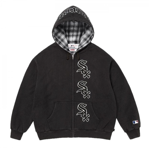 슈프림 SUPREME 화이트 삭스 후디집업