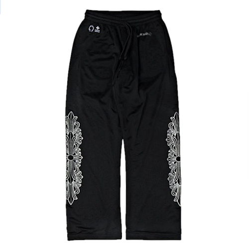 Chrome hearts 바시티 로고드 메쉬 팬츠