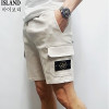 STONE ISLAND 면카고 5부 반바지