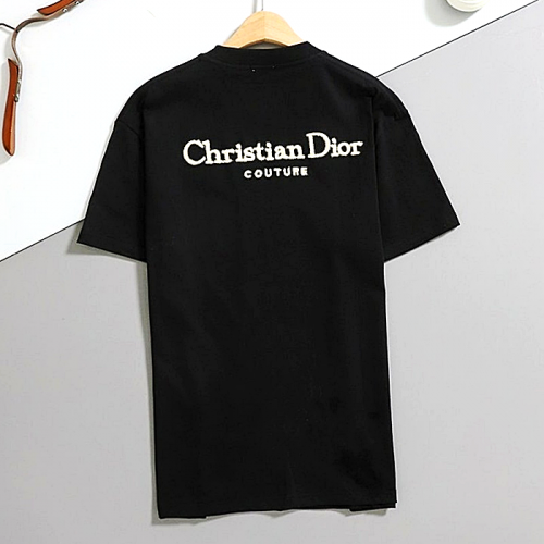 DIOR 쿠티르 자수 반팔 티셔츠