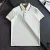 Loro Piana 배색 자수로고 코튼 카라 티셔츠