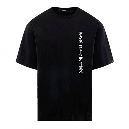 Acne Studios 일본어 로고 자수 반팔티셔츠
