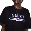 GUCCI  레트로 로고 반팔 티셔츠