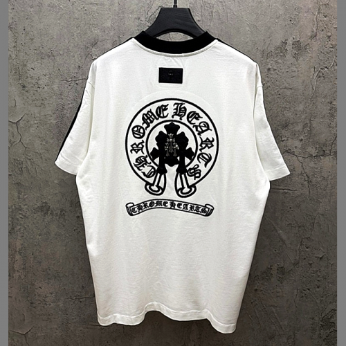 Chrome hearts 로고 배색 티셔츠 NO.33