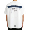 Chrome hearts 빈티지 데님 자수 로고 티셔츠