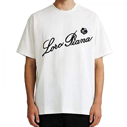 로로피아나 Loro Piana 레이어드 로고 티셔츠