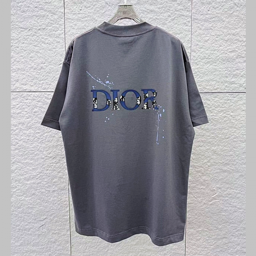DIOR 오블리크 로고 티셔츠