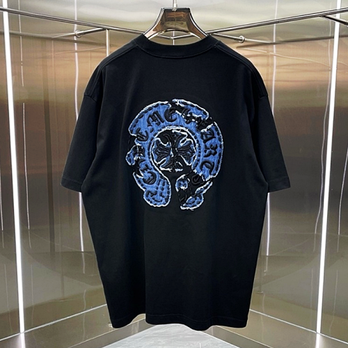 Chrome hearts 데님 패치 티셔츠
