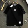 THOM BROWNE 튜브 패턴 센터백 티셔츠