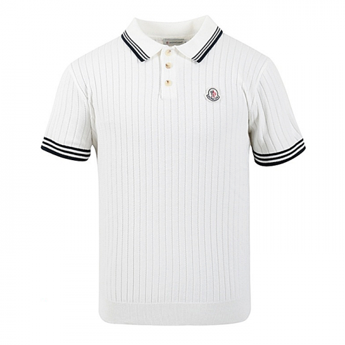 MONCLER 라인골지 카라 니트