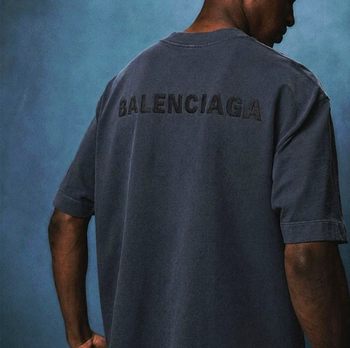 BALENCIAGA 로고 MEDIUM FIT T-SHIRT