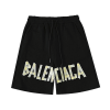 BALENCIAGA 테이프 로고 스웨트 쇼츠  A6428