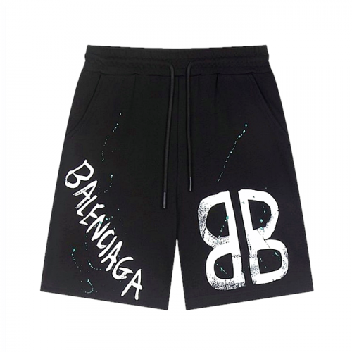 BALENCIAGA 그래피티 로고 스웨트 쇼츠 A6420