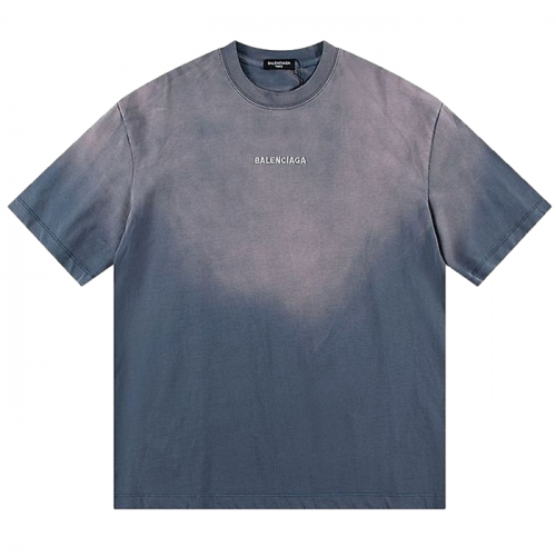BALENCIAGA 자수 로고 워싱 티셔츠 A6414