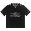 BALENCIAGA 풋볼 V넥 반팔 티셔츠