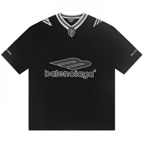 BALENCIAGA 풋볼 V넥 반팔 티셔츠