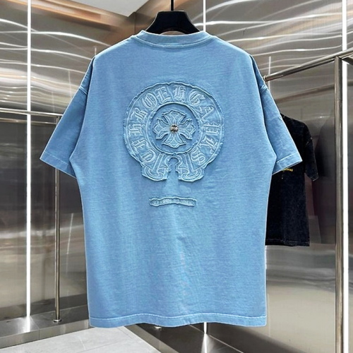 Chrome Hearts 라인스 홀스슈 워싱 티셔츠 64289