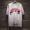 Chrome Hearts 핑크 로고 티셔츠